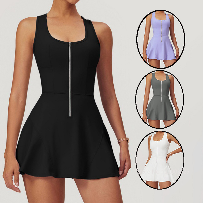 Table Tennis Jacket - Women Tennis Pickleball Dress Sleeveless Slim