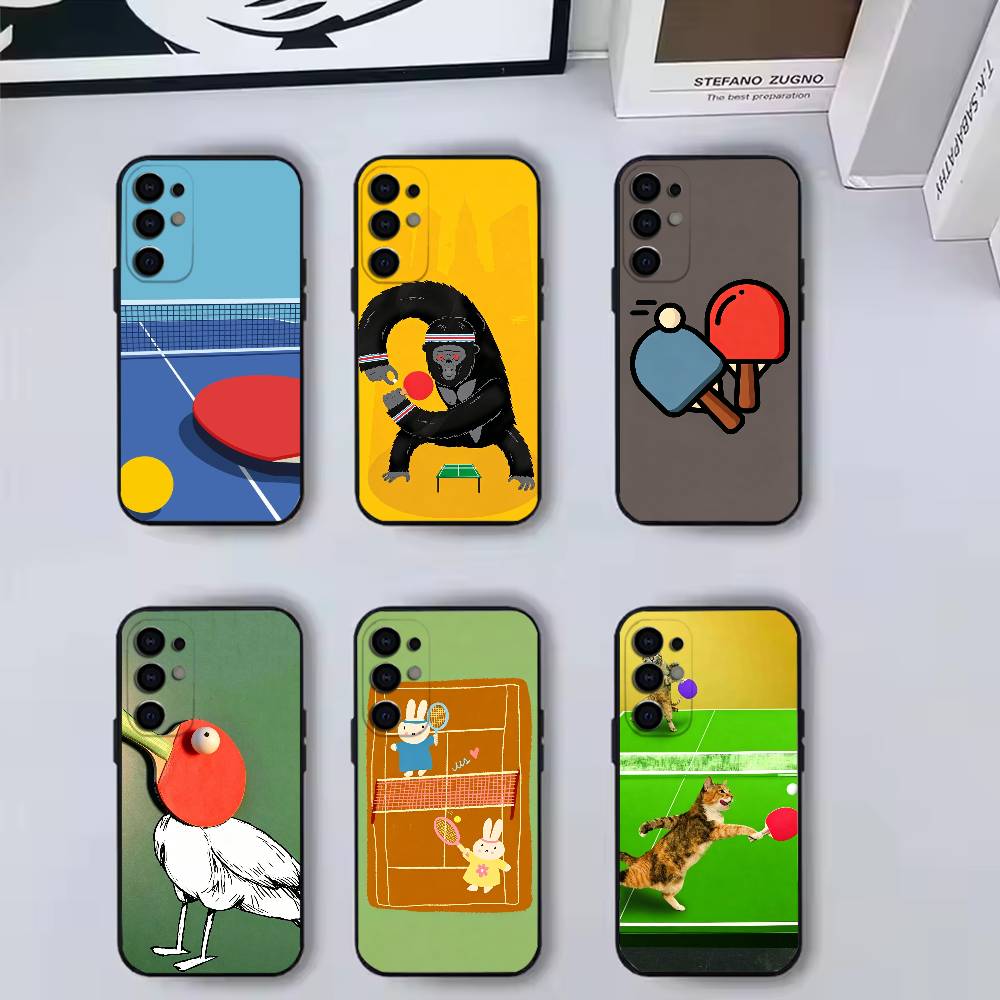 Table Tennis Quotes - New Table Tennis Cartoon Phone Case