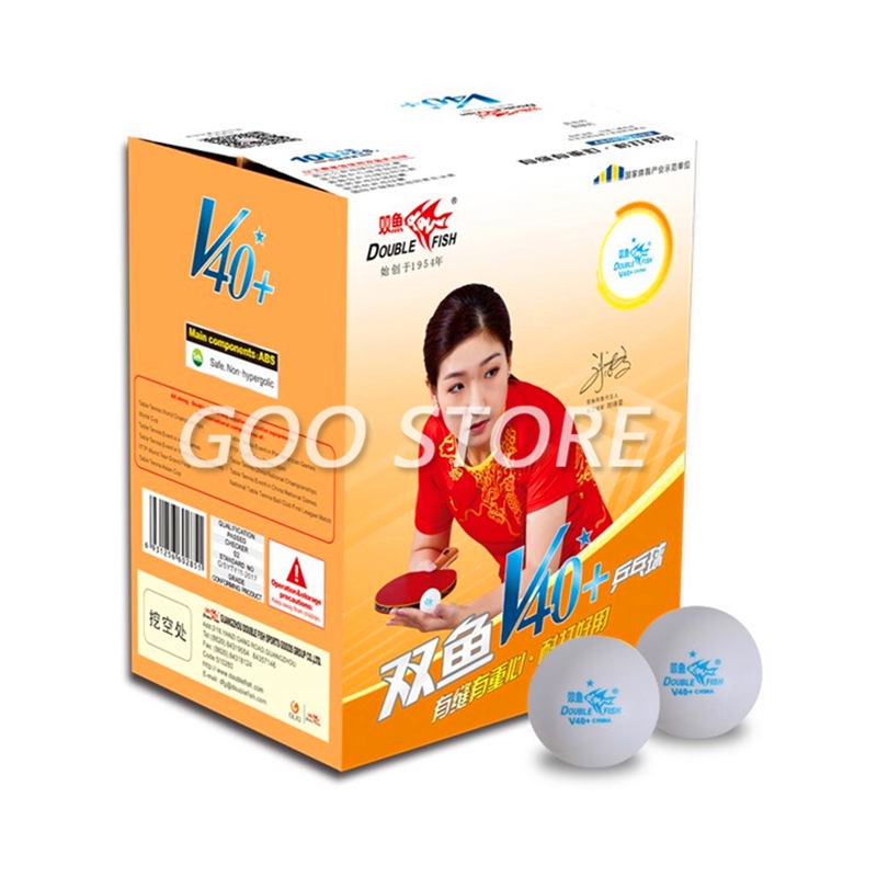 100 balls Double Fish V40+ 1-S - đánh giá và giá Table Tennis Game Pc