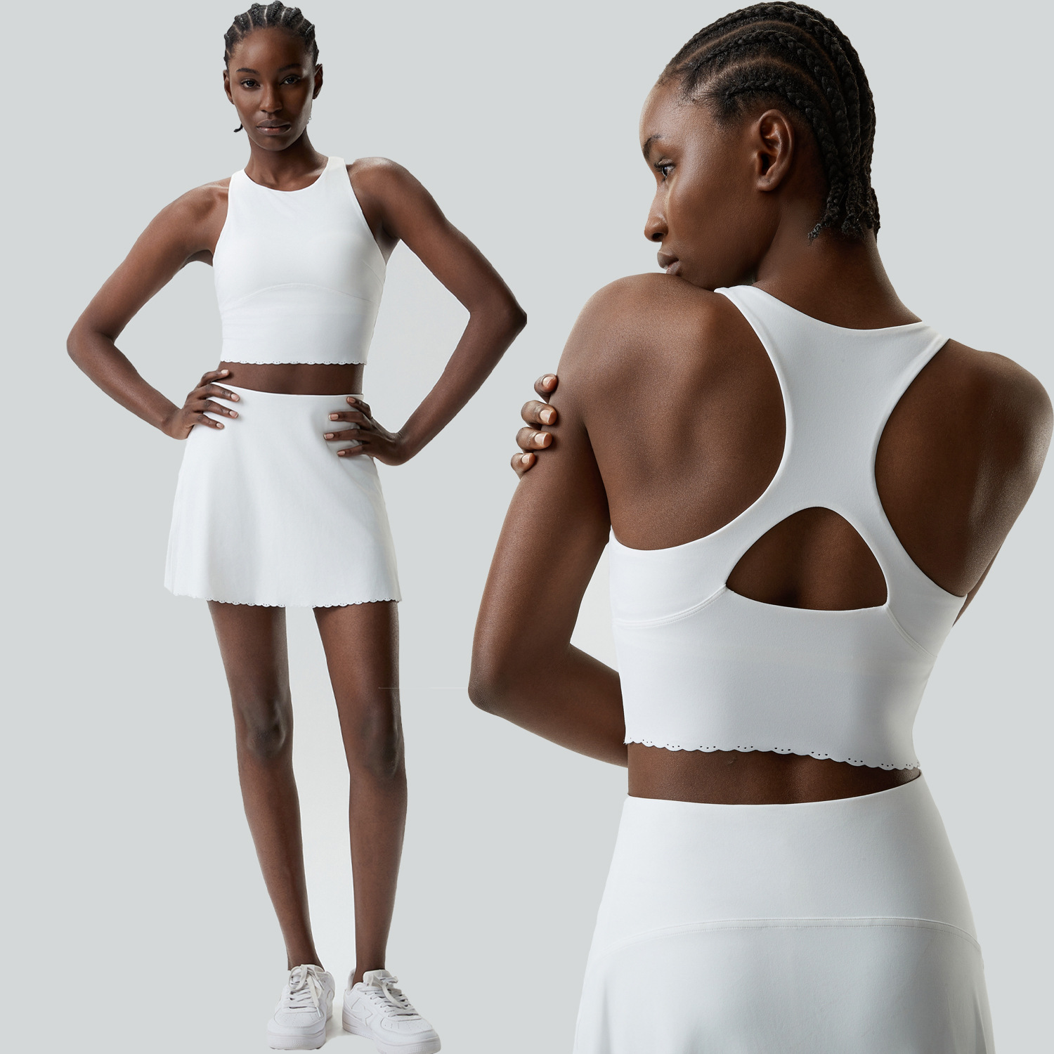 Women Two Pieces Fitness Yoga  - đánh giá và giá Table Tennis Jacket