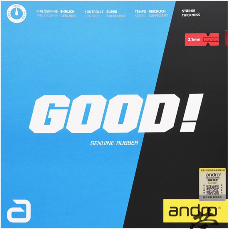 Andro GOOD Table Tennis Rubber - đánh giá và giá Table Tennis Paddle Set