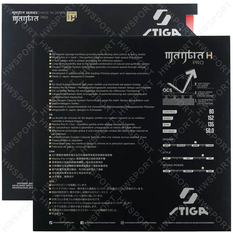 STIGA MANTRA PRO Table Tennis  - đánh giá và giá Table Tennis Japan